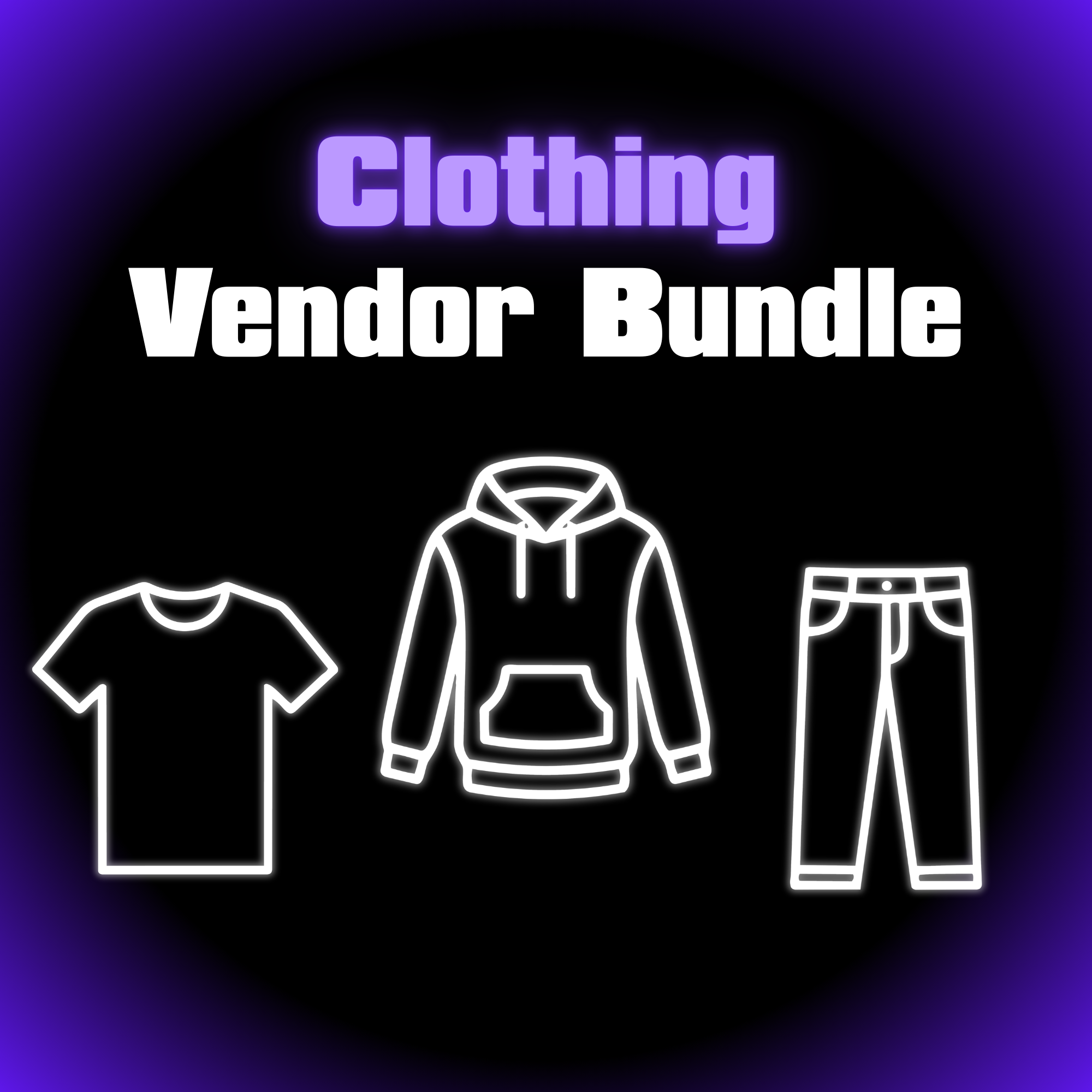CLOTHING VENDOR BUNDLE